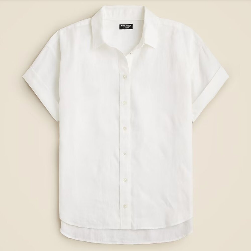 Baird McNutt Irish Linen for J Crew - White - M